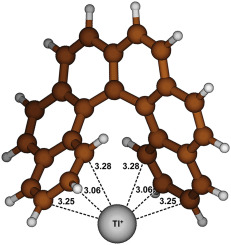 Cation-π interaction of Tl +  with [6]helicene