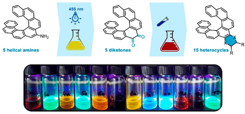 Photochemical oxidation specific to distorted aromatic amines