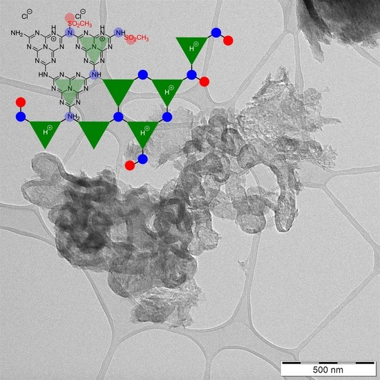 Post-synthetic derivatization of graphitic carbon nitride