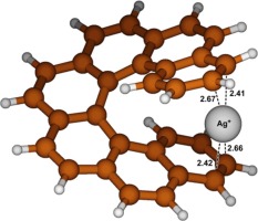 Study on cation-π interaction of the univalent silver cation    with [7]helicene